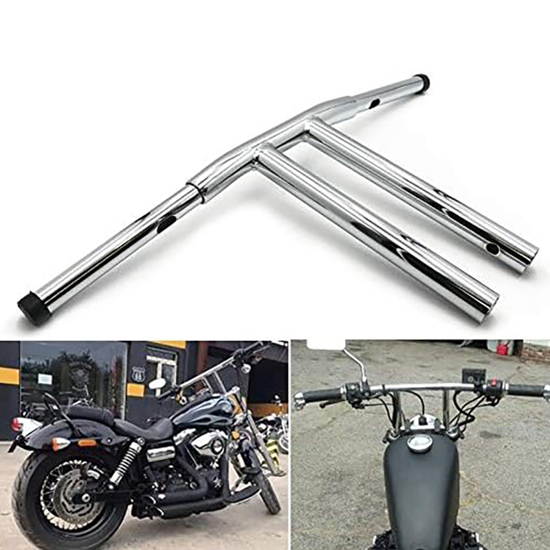 RP9910-1013 12" MX T-Bar Handlebar for All Harley-Davidson FLST, FXST ...